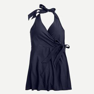 NWT J. Crew Women's NWT Halter Wrap Swim Dress